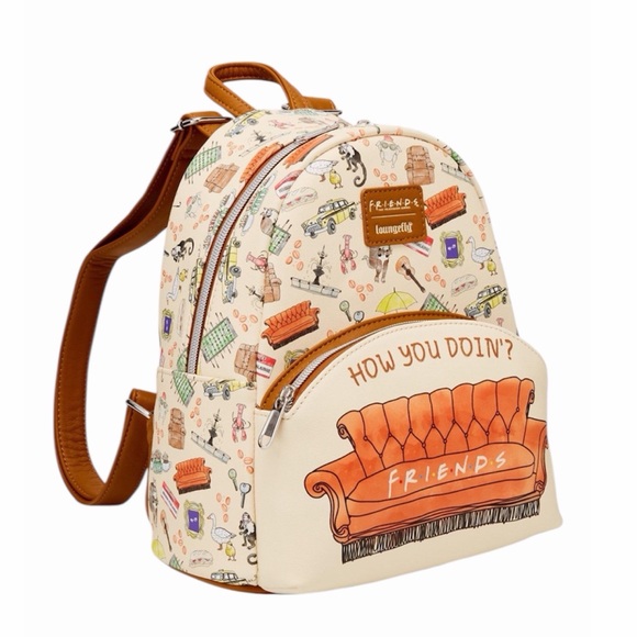 friends tv show mini backpack NEW Loungefly Friends TV Show How You Doin\' Mini Backpack